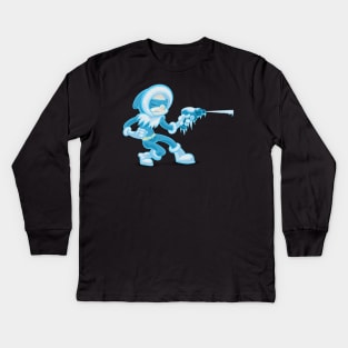 Old Timey Captain Cold Kids Long Sleeve T-Shirt